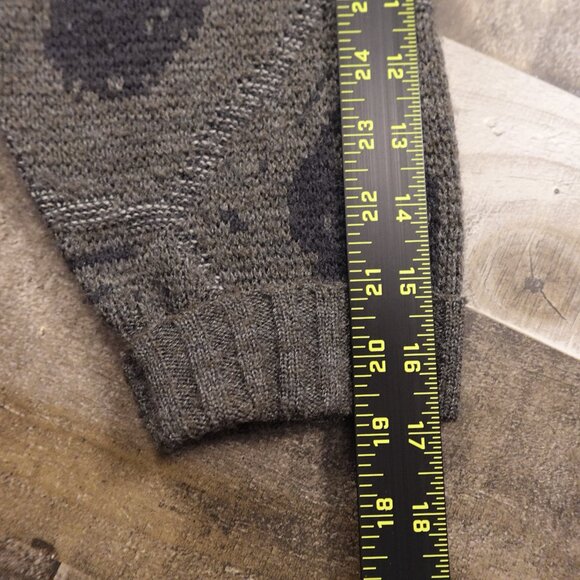 Fischer Modell vintage wool sweater men's medium gray German made size 50 - Picture 6 of 11